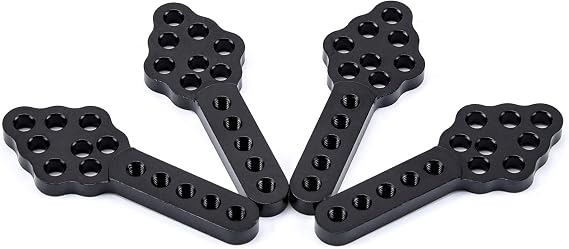 CNC Metal RC Car Shock Absorber Mount Adjust Height Angle Stand for Axial SCX10 90046 D90 D110 RC Crawler Car
