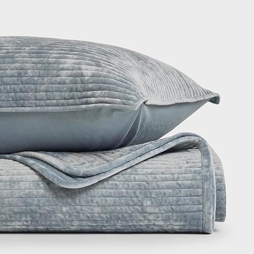 Miniatura 9 de EVERGRACE Juego de edredón de terciopelo de lujo, tamaño Queen, ropa de cama de terciopelo ultrasuave, edredón de terciopelo ligero para todas las