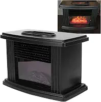 Aquecedor Elétrico De Lareira, Aquecedor De Espaço De Aquecimento Rápido, Fogão De Aquecimento Com Efeito De Chama, Aquecedor De Mesa Para Quarto Interno De Escritório