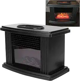 Aquecedor Elétrico De Lareira, Aquecedor De Espaço De Aquecimento Rápido, Fogão De Aquecimento Com Efeito De Chama, Aquecedor De Mesa Para Quarto Interno De Escritório