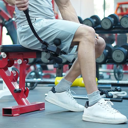 Miniatura 9 de Soporte para pistola de masaje para zonas de difícil acceso. Alivia el dolor muscular en hombros, parte superior de la espalda, espalda baja,