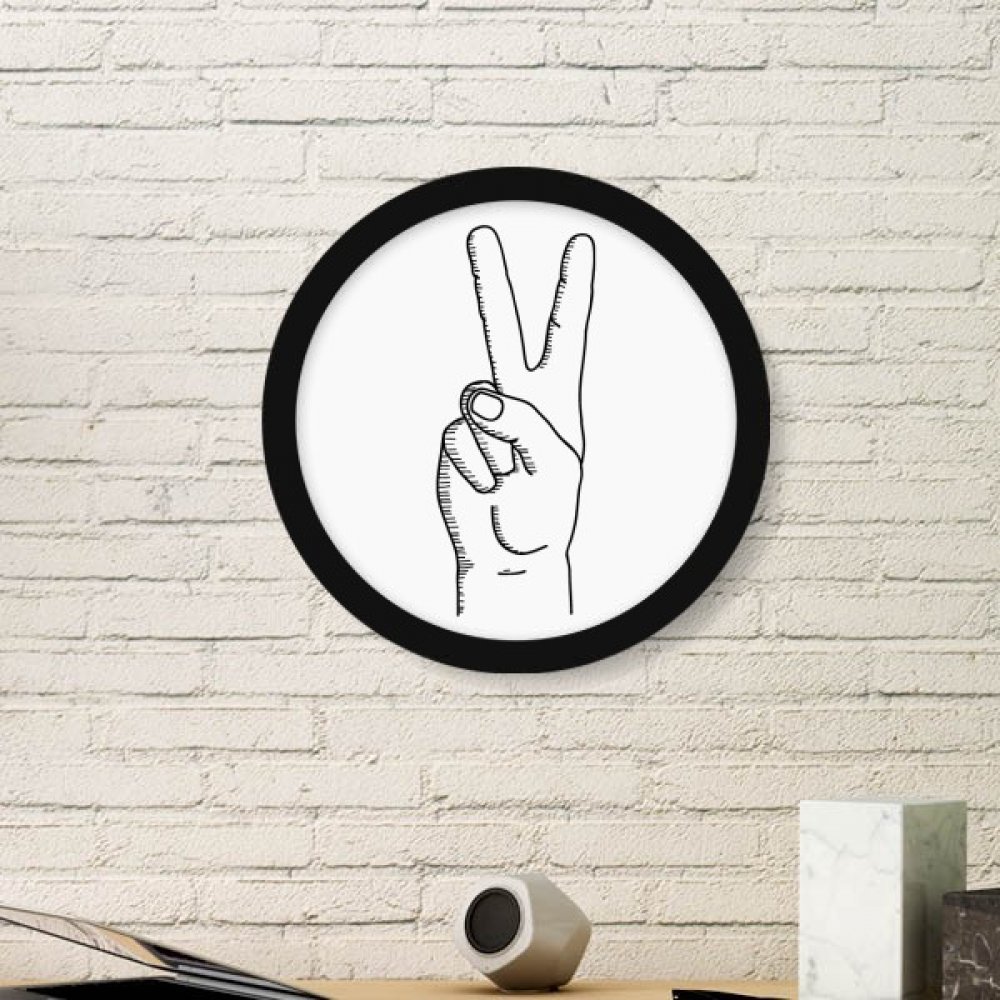 Cadre photo ronde en bois Victoire pour sublimer le salon ou la chambre à coucher