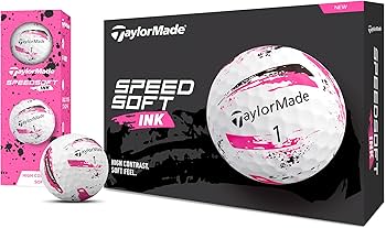Amazon.com: Taylormade TMJ24 SpeedSoft Ink PNK 12 Pack Speedsoft
