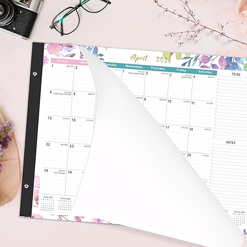 Miniatura 6 de Gannyfer Calendario de escritorio 2026 - Calendario de escritorio grande de 18 meses 2026-2027, uso de enero de 2026 a junio de 2027, calendario de