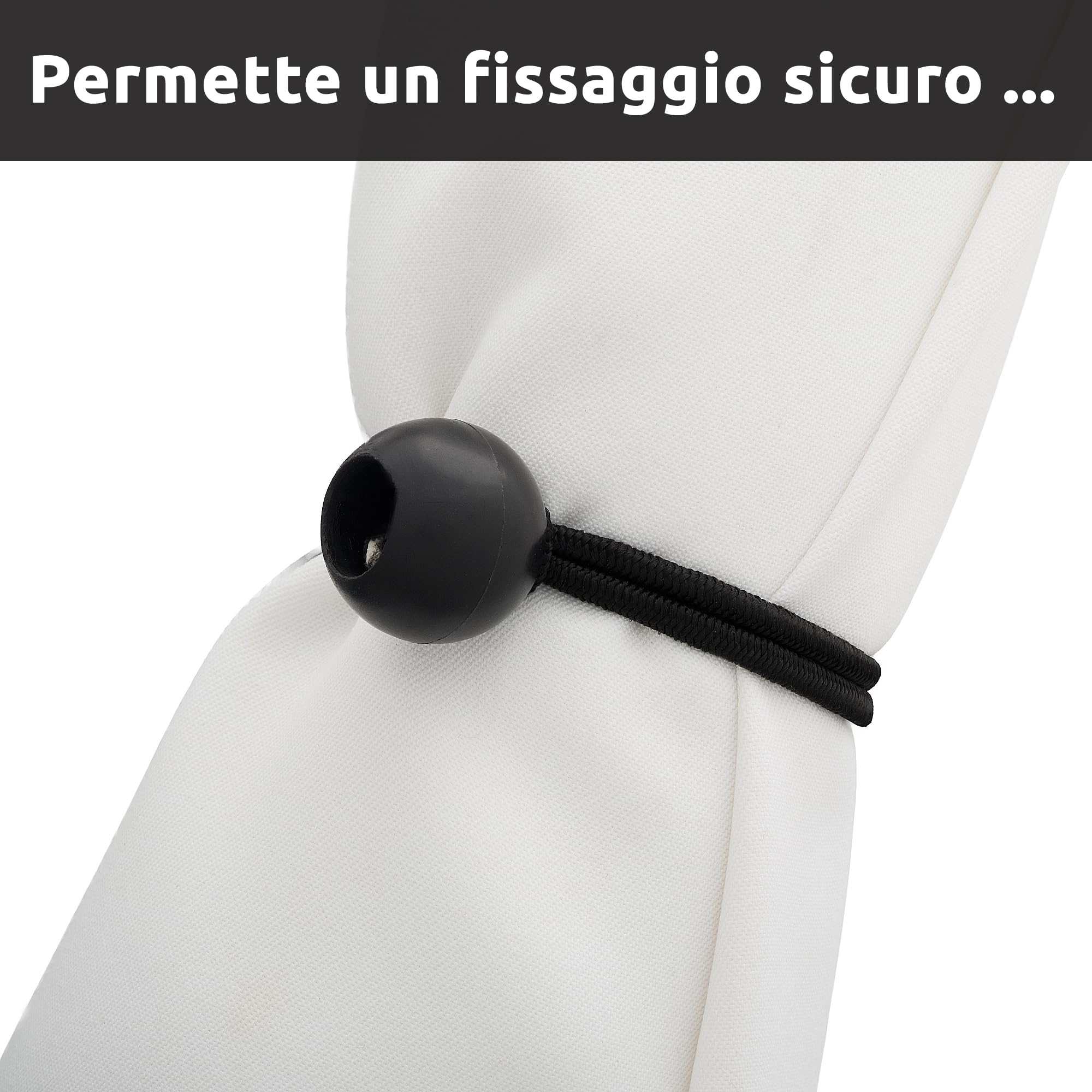 Corda Elastica Professionale Diametro 9 Mm 10 Metri Lineari Colore BLU Fissaggio Dei Teloni | Leroy Merlin - Foto 10