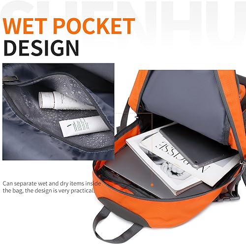 Miniatura 3 de SHENHU Mochila de senderismo impermeable de 40 L, mochila deportiva al aire libre, mochila de campamento para hombres y mujeres