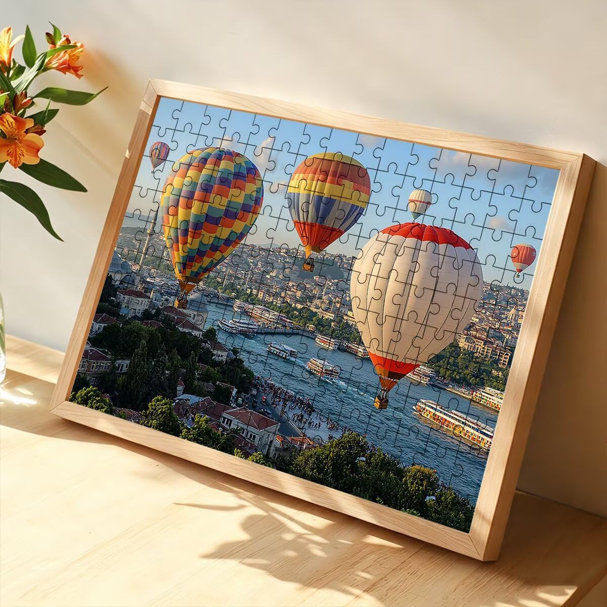 Puzzle 1500 sztuk, Puzzle Krajobraz, Drewniane Puzzle 87x57cm -1500