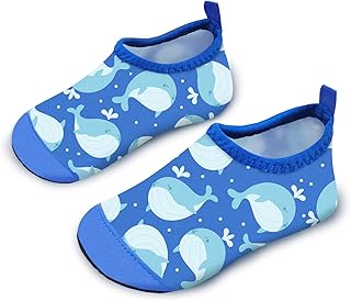 Kinder Badeschuhe Wasserschuhe Schwimmschuhe für Jungen Mädchen Aquaschuhe Schnell Trocknend Strandschuhe rutschfeste Barfußschuhe für Beach Pool