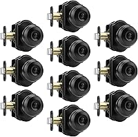 Vista 35 de Haidms - Perillas interiores de puerta de bronce aceitado, perillas de privacidad para puerta interior, perillas de puerta interior de bronce