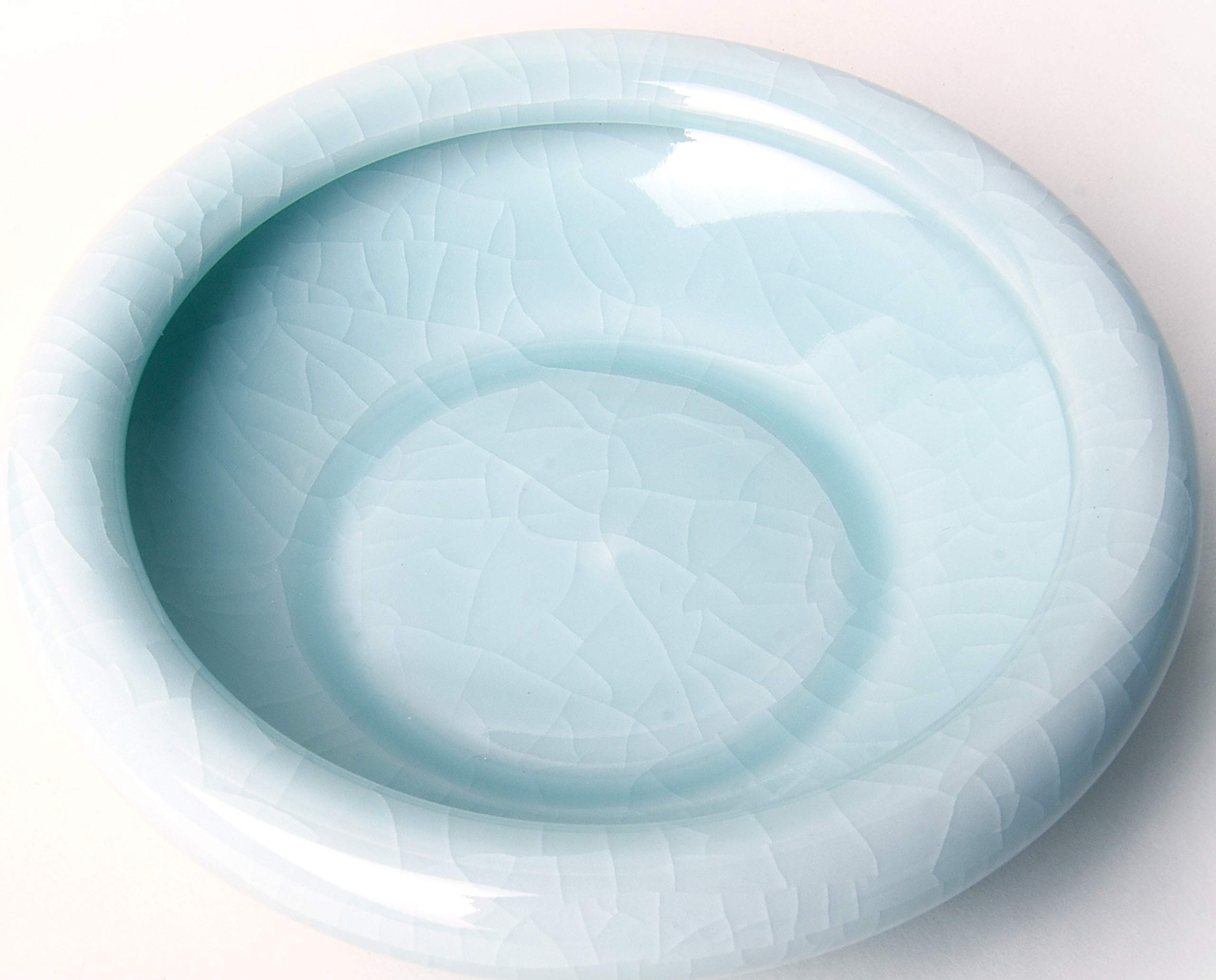 Xi Ling Yin She Pink Green Celadon Pottery Porcelain Chinese Calligraphy/Sumi Ink Brush Washer/Water Pot