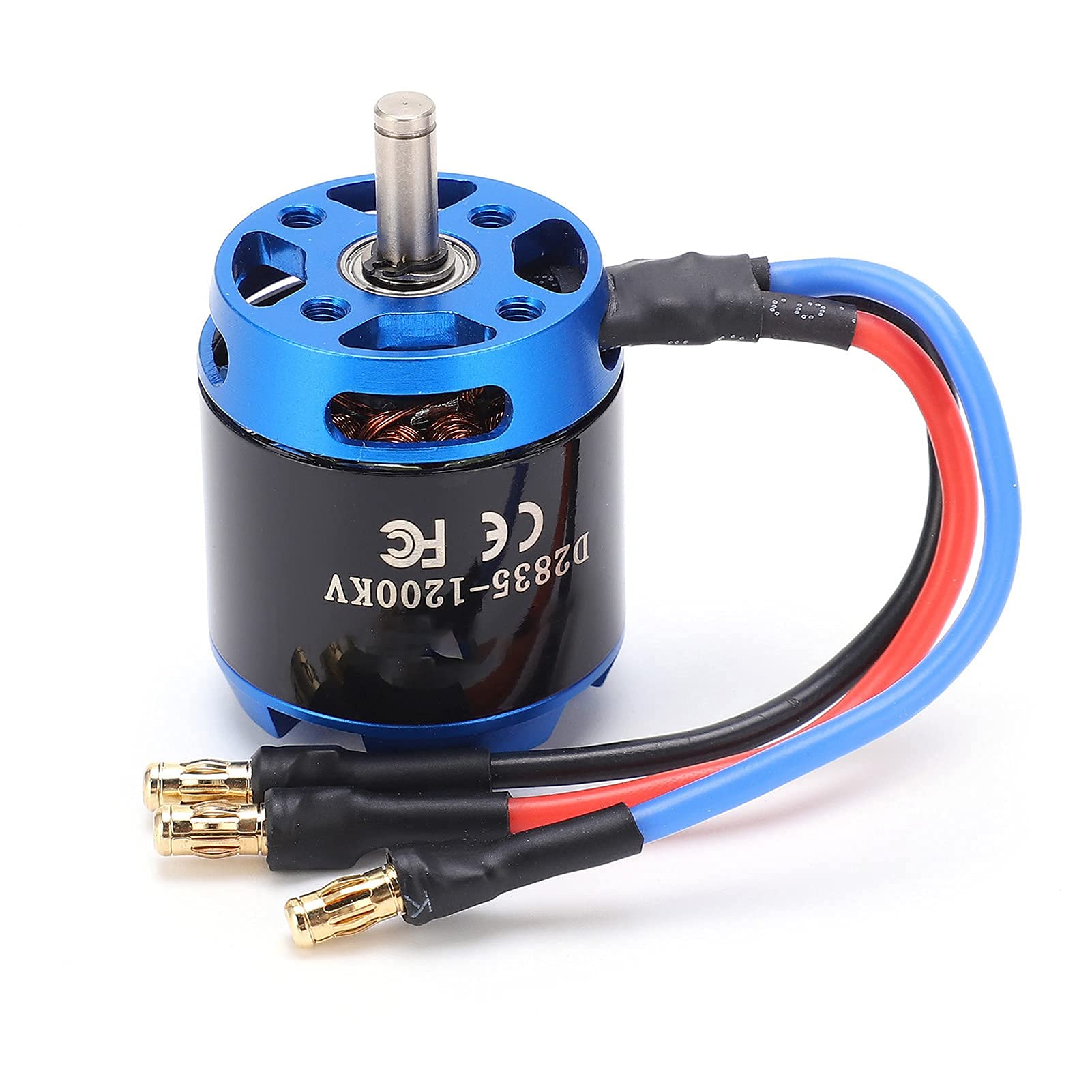 Motore Brushless, Resistente All'usura in Metallo, Motore per Quadricotteri 2835 1200KV, per UAV Modelli Aerei Velivoli Telecomandati