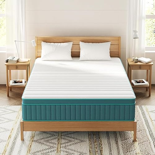 Swbvs Firm Full Mattress, 14 Inch Cooling-Gel Memory Foam & Pocket Spring Hybrid Mattress,Firm Feel,Full Bed Mattresses in a Box, CertiPUR-US Certified
