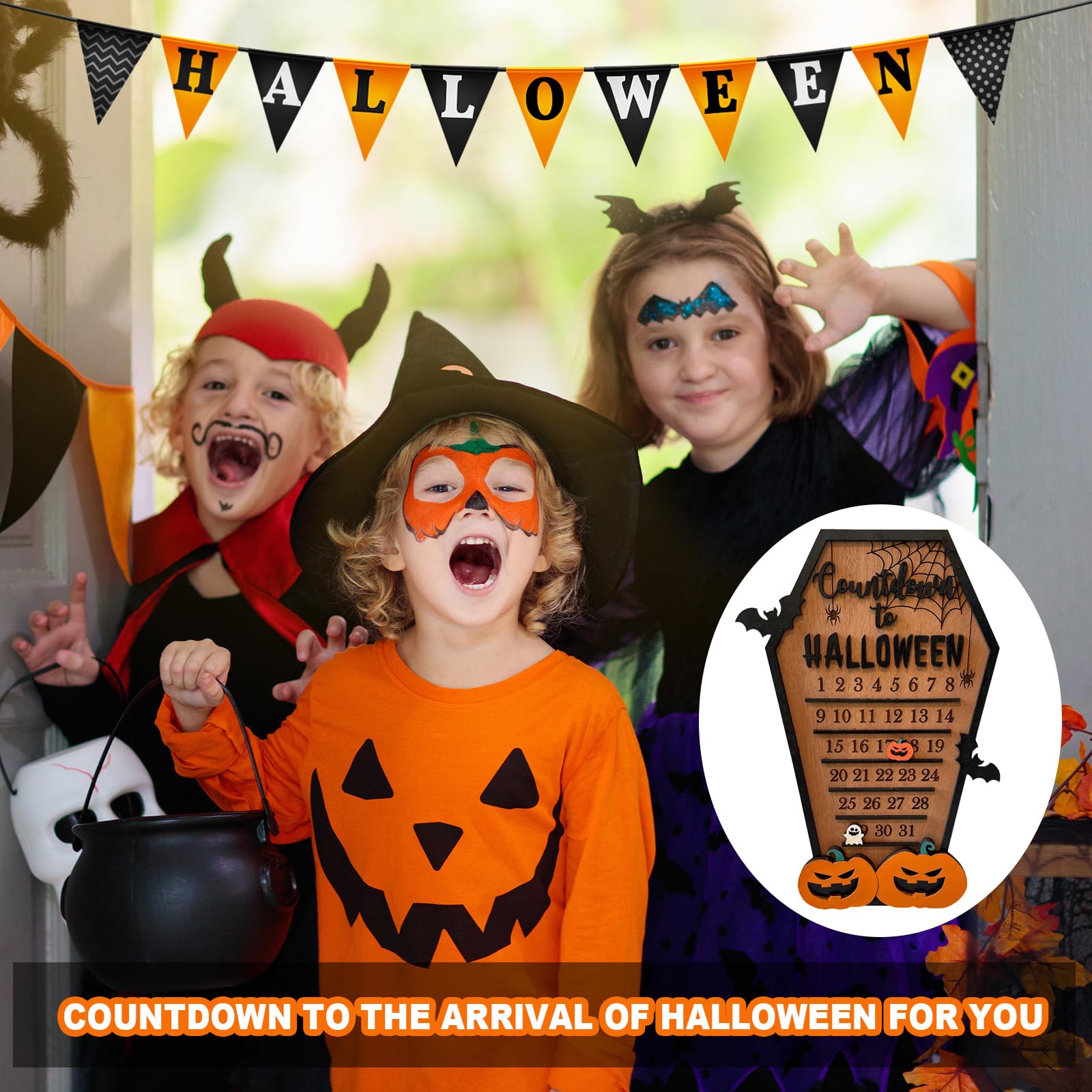 Calendrier De L'Avent Halloween 2023 Avec 34 Jouets Surprise - Compte à Rebours 10 Jours, Cadeaux Sensoriels Pour Enfants - 7