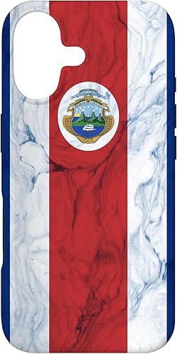 Costa Rica Flag and Elegant Background - Costa Rican Pride Case for iPhone 17