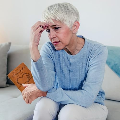 Miniatura 2 de Vetbuosa Regalos conmemorativos para la pérdida del marido, diario de cuero, regalos de condolencias por pérdida del marido, regalos de duelo por