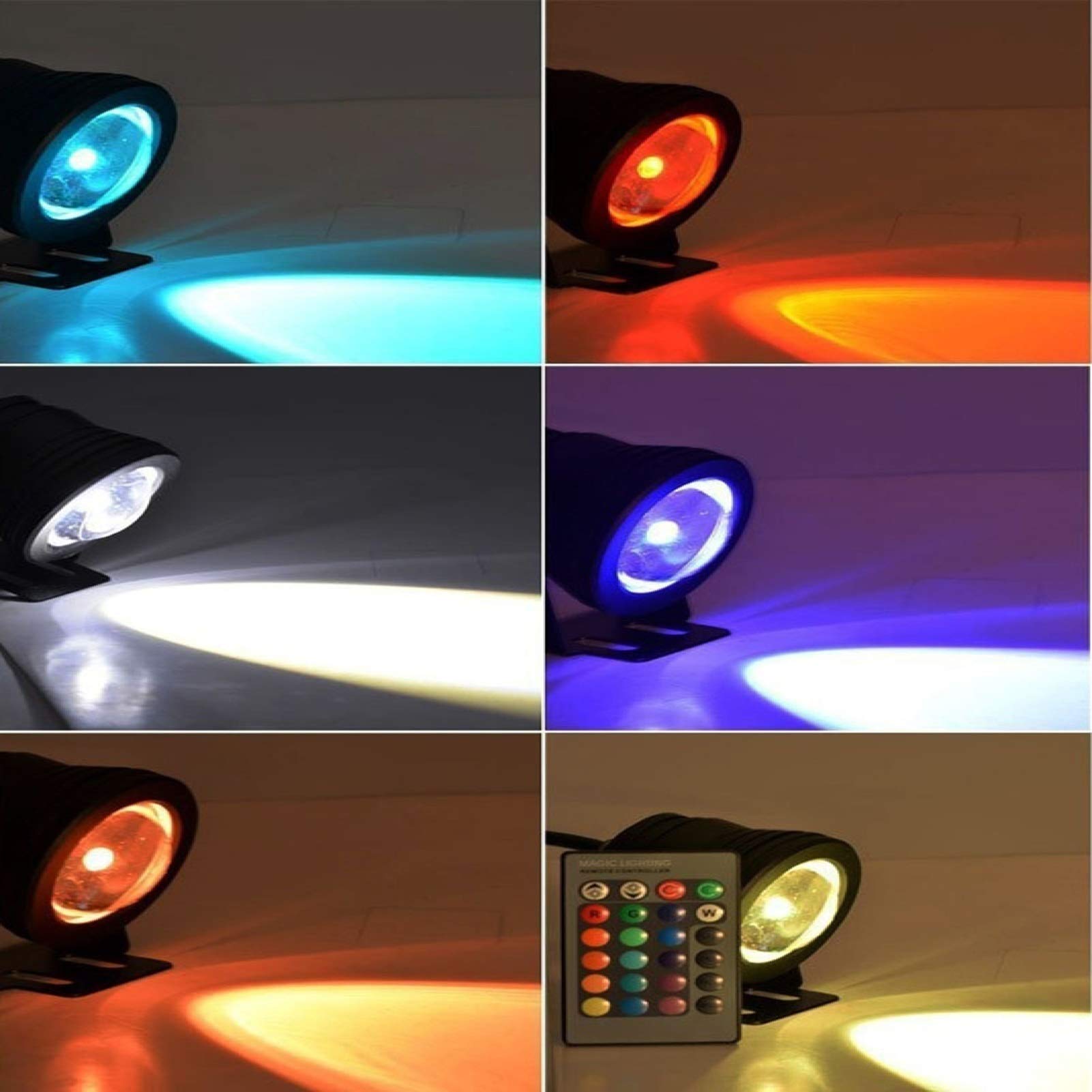 Foco LED Subacuático Luz Totalmente Sumergible IP68 para Fuente