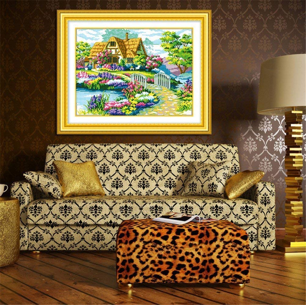 Image secondaire de Proumhang DIY Kit Broderie Point De Croix de Bricolage 60cm x 45cm