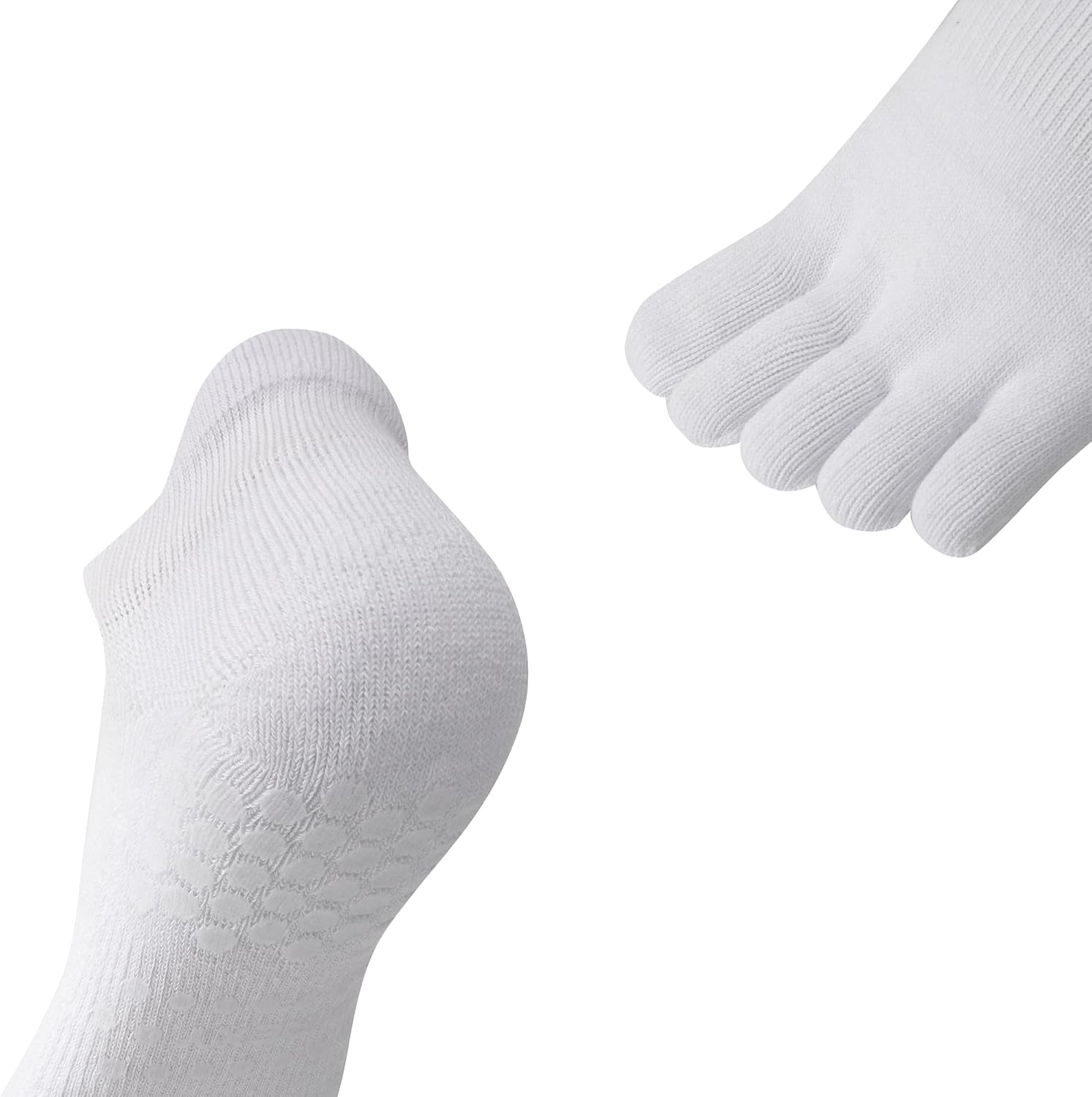Cloud Origin Grip Pilates Yoga Toe Socks for Women, Dual-Sided Non-Slip Grips, Toe Separator & Stay-Put Heel Lock for Barre