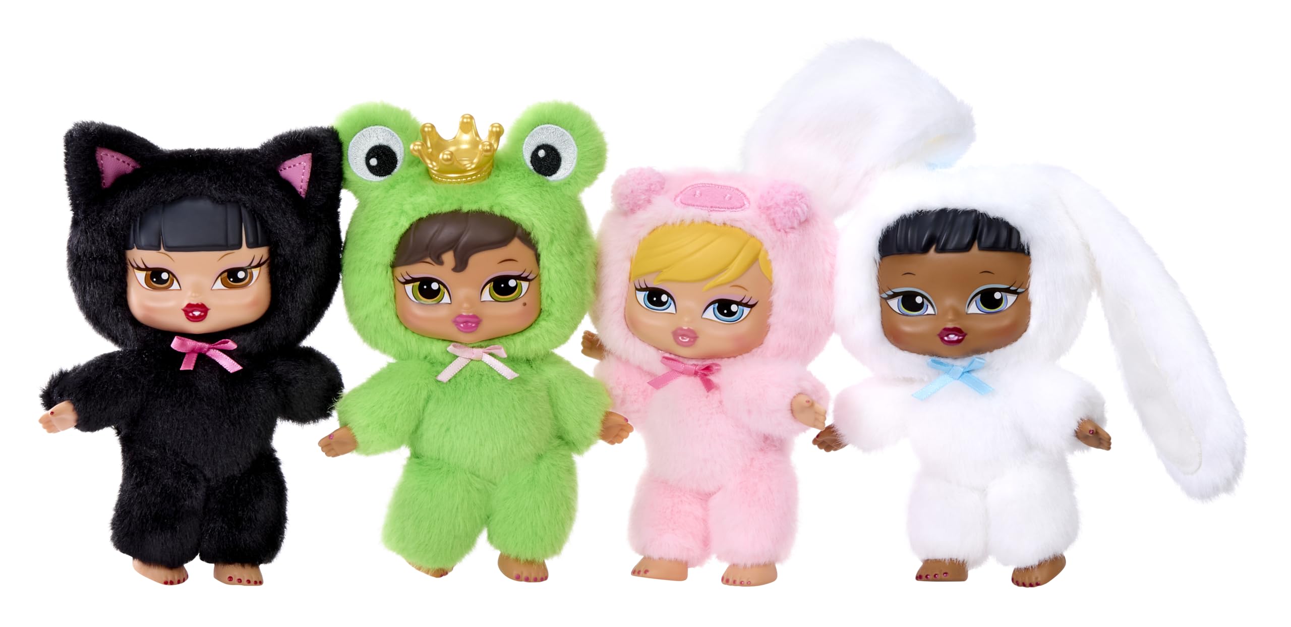 Bratz Bratziez Iconz Series Plush Blind Box - Include 1 figura a sorpresa, con Charm e Accessori, Personaggi da Collezione. Età 6+
