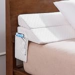 EUHAMS Full Size Bed Wedge Pillow - Bed Gap Filler Mattress Wedge Headboard Pillow Close The Gap 0-7 Between Your Headboard and Mattress or Wall for Sleeping Backrest Pillow (54x10x6 White)