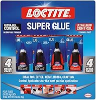 Vista 9 de Loctite Super Glue Ultra Gel Control, transparente, botella de 0.14 onzas líquidas, paquete de 3 – Superpegamento para plástico, madera, metal