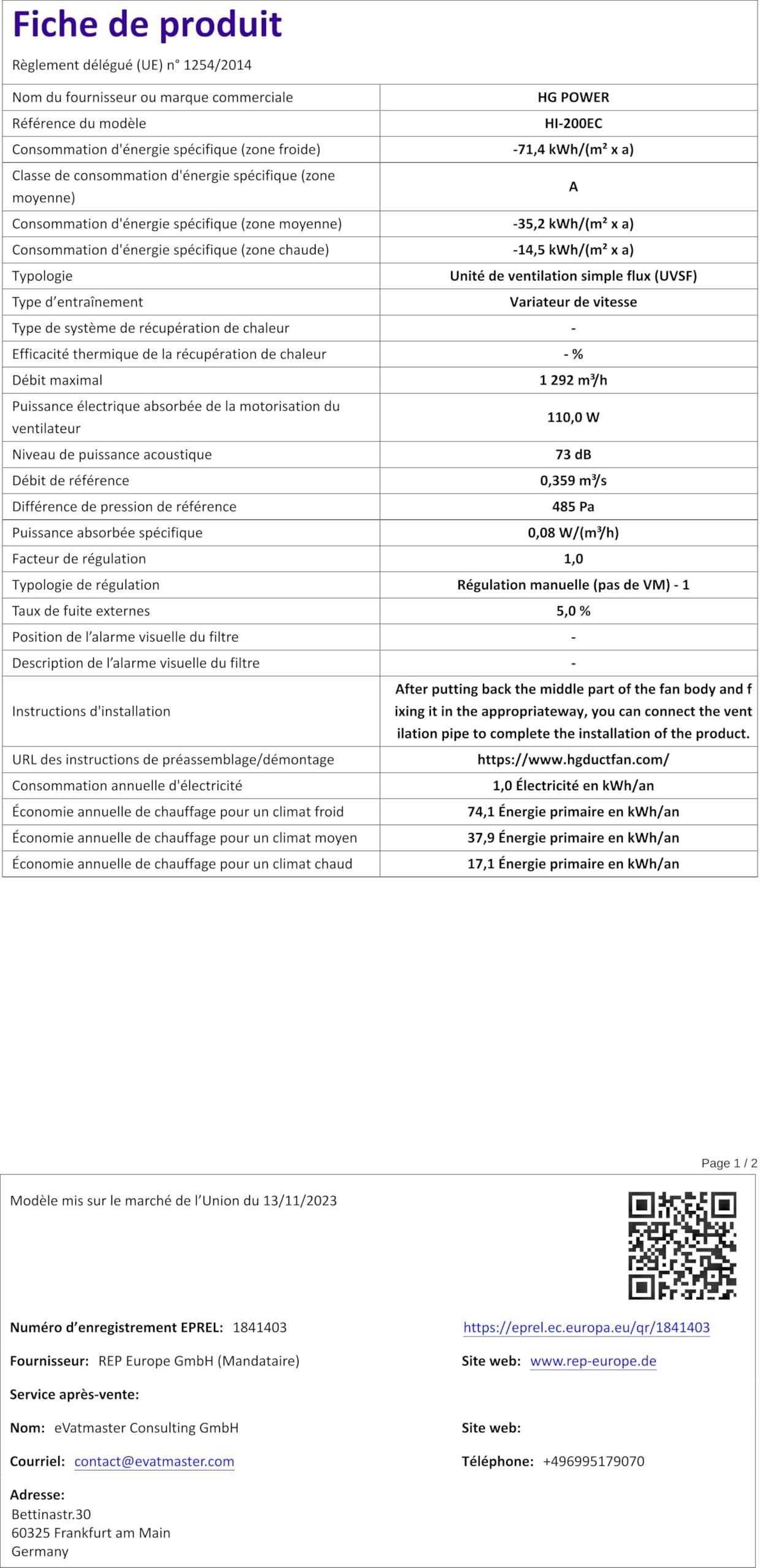 Ventilateur Tente Culture Ventilateur Clipable 10W Oscillant - 10 Vitesses Moteur EC Silencieux Ventilateur A Pince Avec Prise