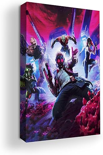 Miniatura 38 de MAVIS PRINT Dead Poool - Decoración de pared Marval de 12 x 16 pulgadas, impresión HD y marco de madera, decoración moderna de pared para Annt