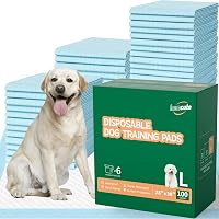IMMCUTE 100 Pack Large 28x30 Pee Pads for Dogs & Cats - Leakproof Quick-Dry Absorbent Puppy Potty Training Pads