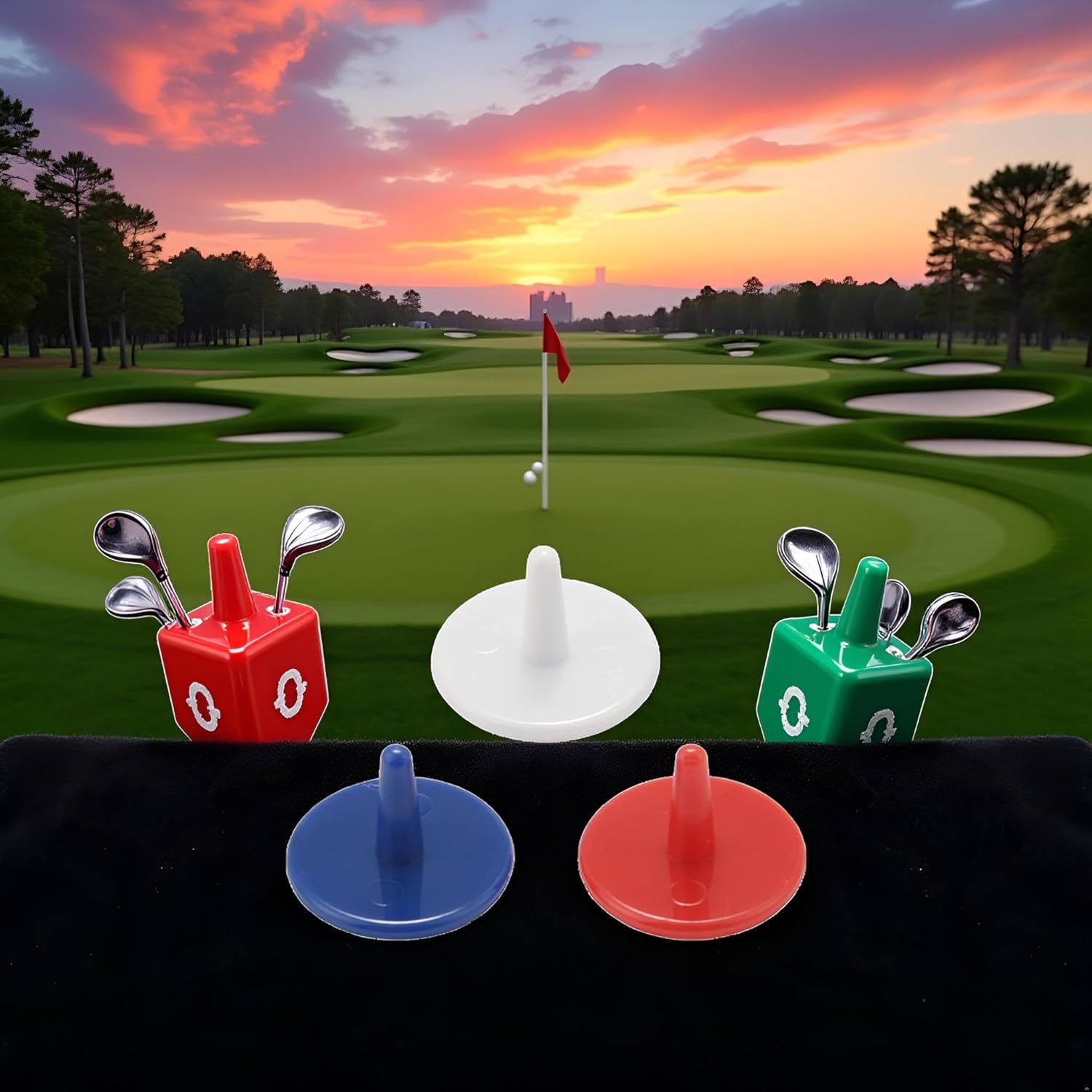 Naklejki do piłek golfowych 18 mm plastik 50 sztuk