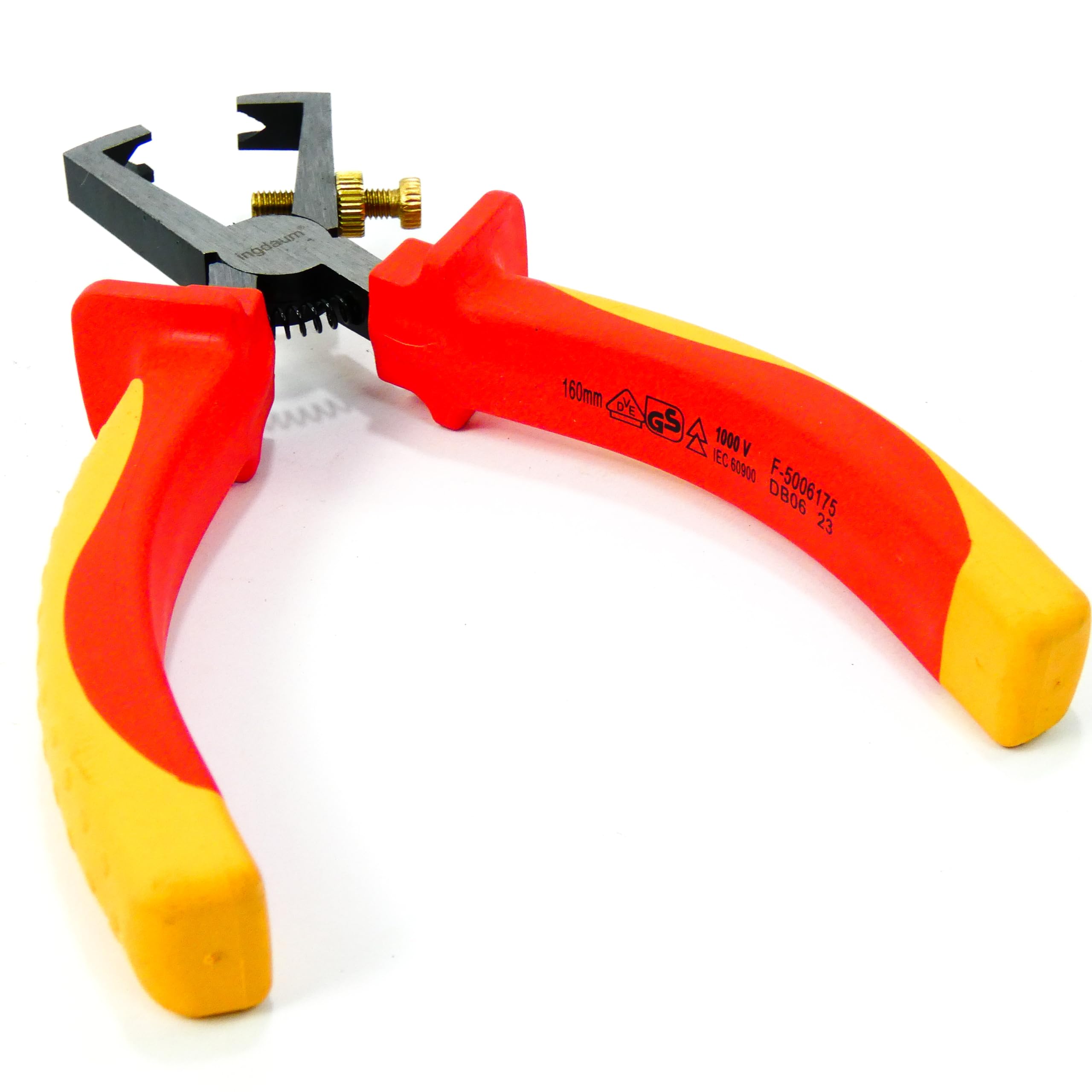 Pinza VDE isolata 1000 V testata GS DIN EN IEC 60900 acciaio cromo vanadio spelafili 6"