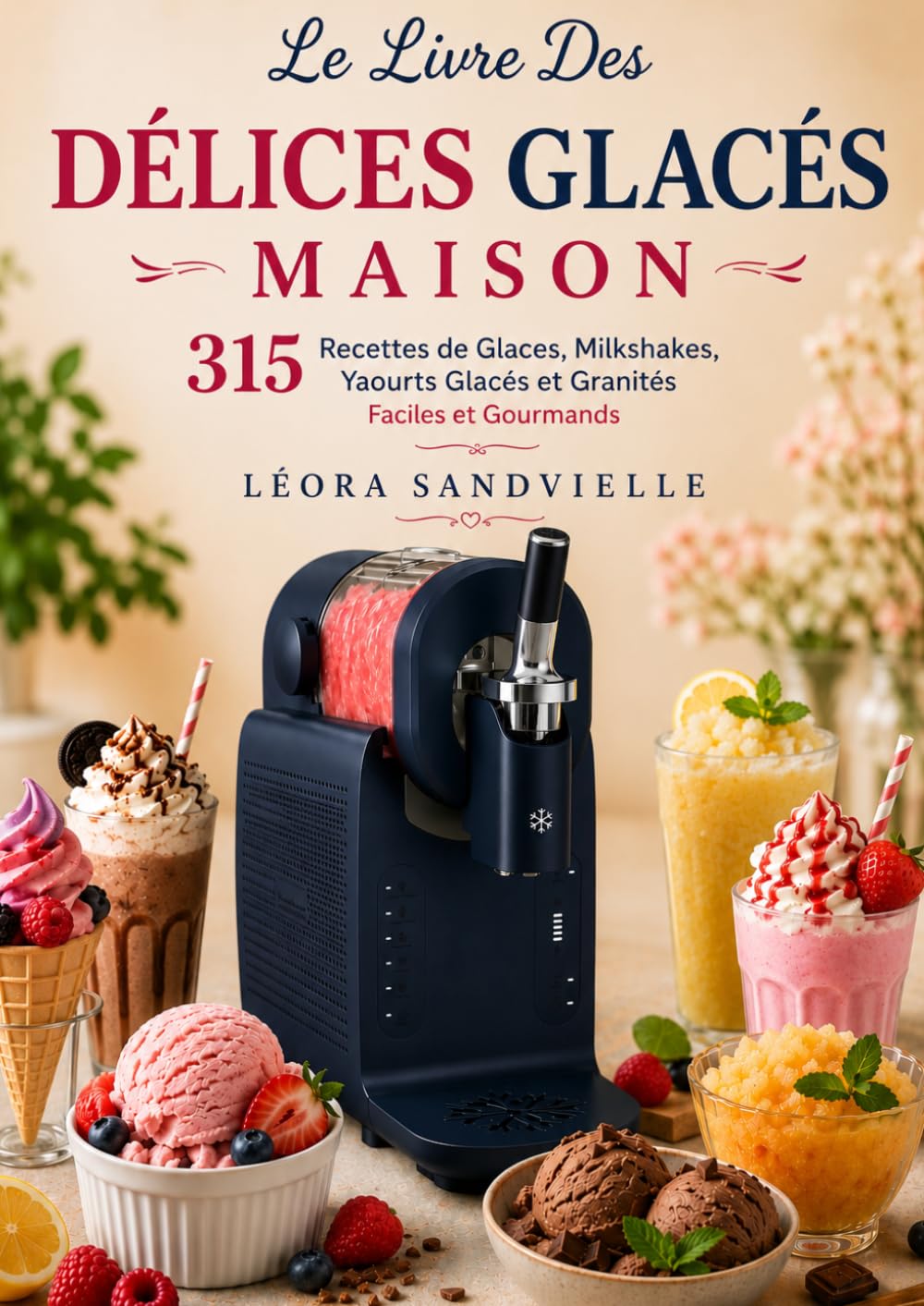 Le Livre Des Délices Glacés Maison 315 Recettes de Glaces, Milkshakes, Yaourts Glacés et Granités Faciles et Gourmands