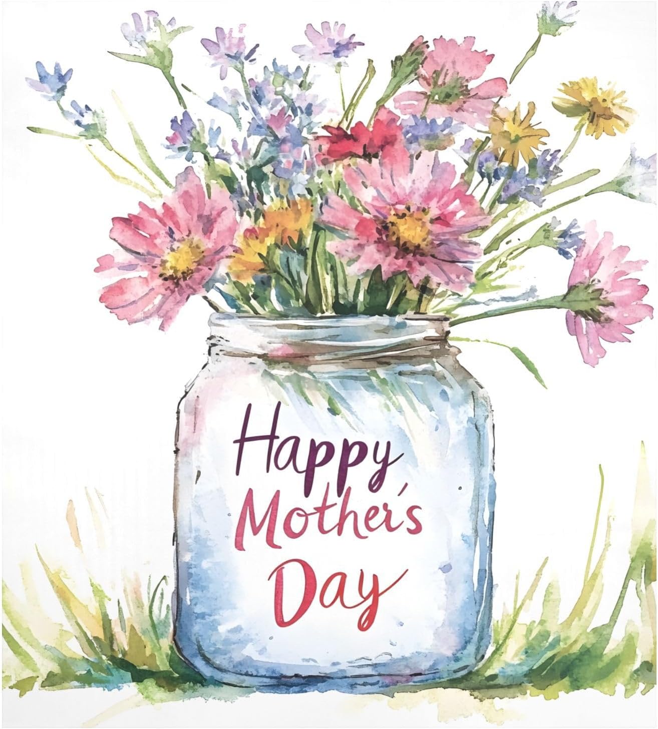 Mother's Day Flowers Floral Dishwasher Magnet Cover Dishwasher Sticker Magnet Cover, Refrigerator Magnet Decal Panels 23” x 26”