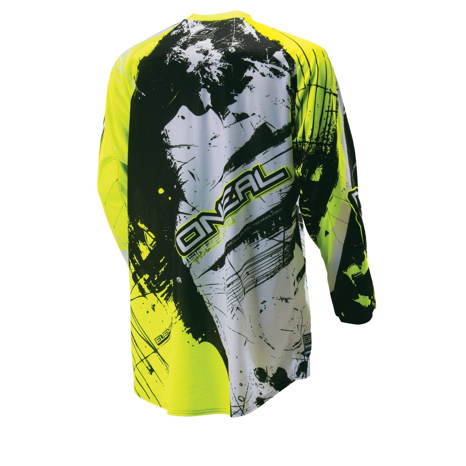 O'Neal Element Hi-Vis 0024S-60 - Maglia in jersey, colore: nero/giallo