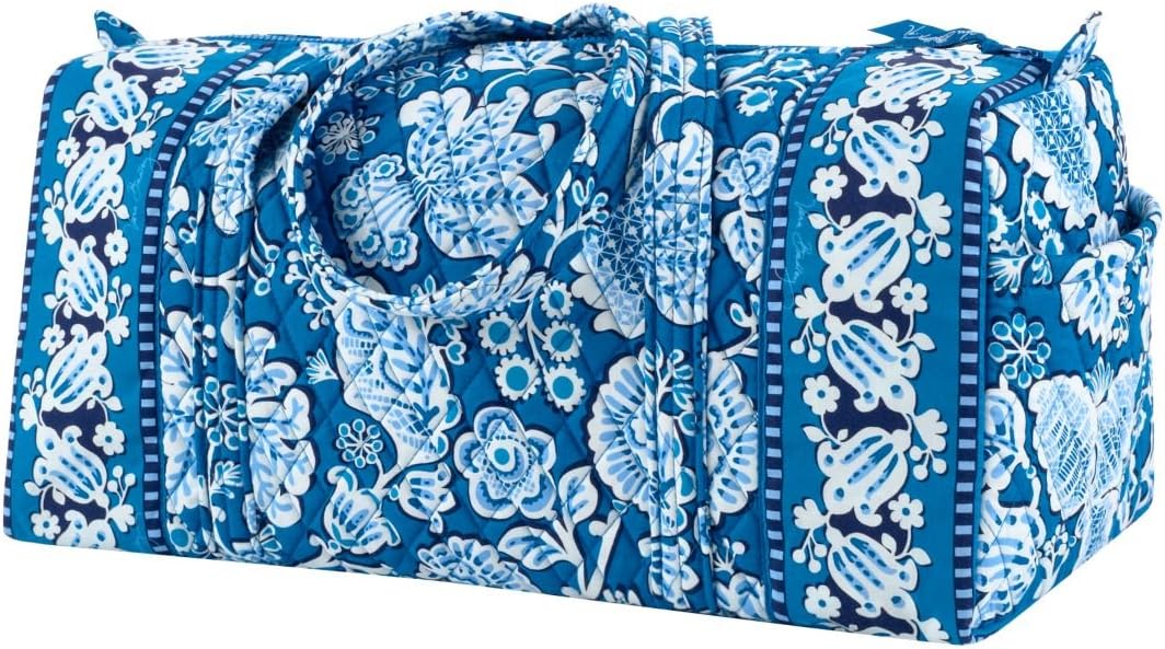 Vera Bradley Small Duffel in Blue Lagoon Travel Duffels