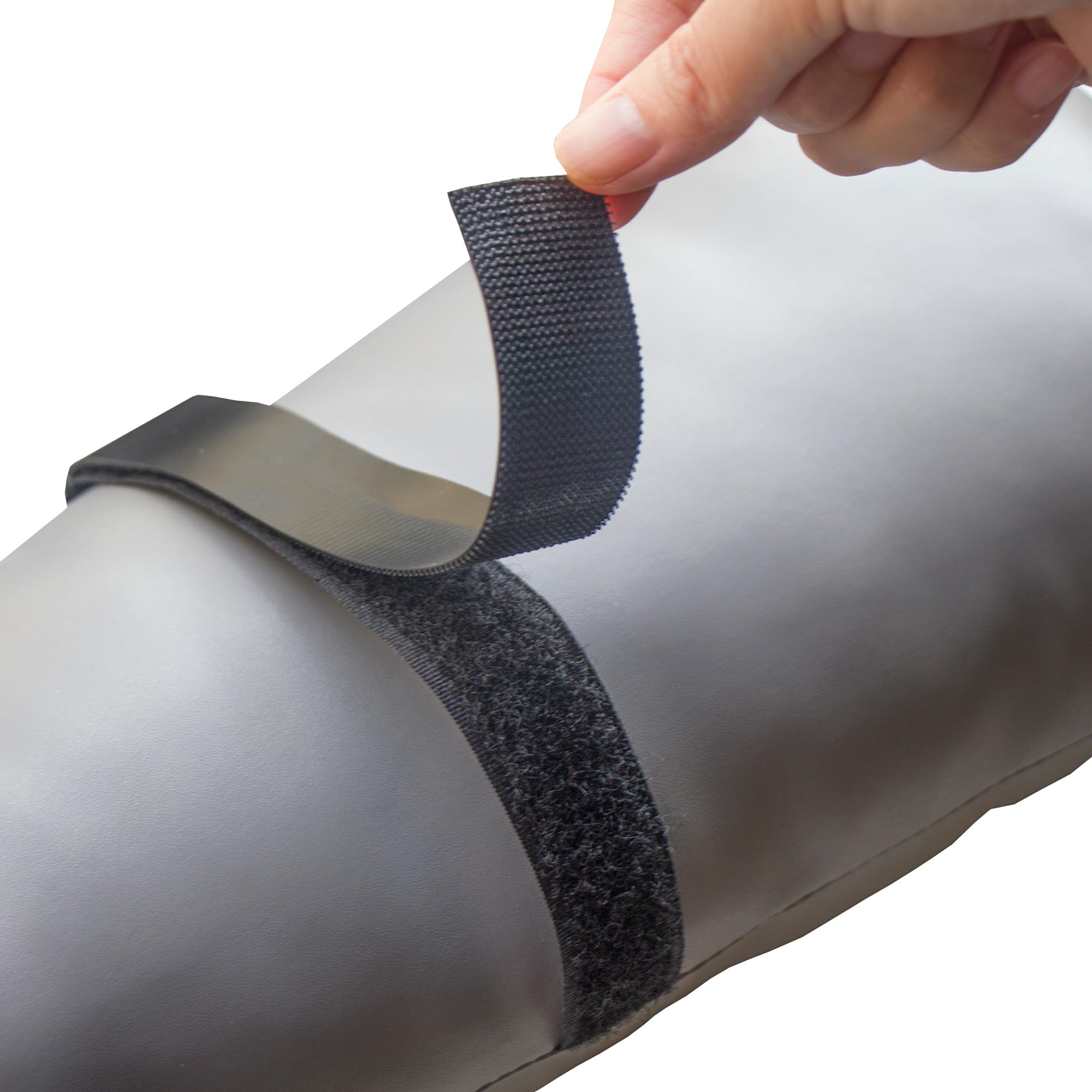 Cojín suave para asiento de inodoro, funda gruesa de poliuretano con correas de fijación para silla de inodoro, calentador de asiento de inodoro lavable para adultos mayores