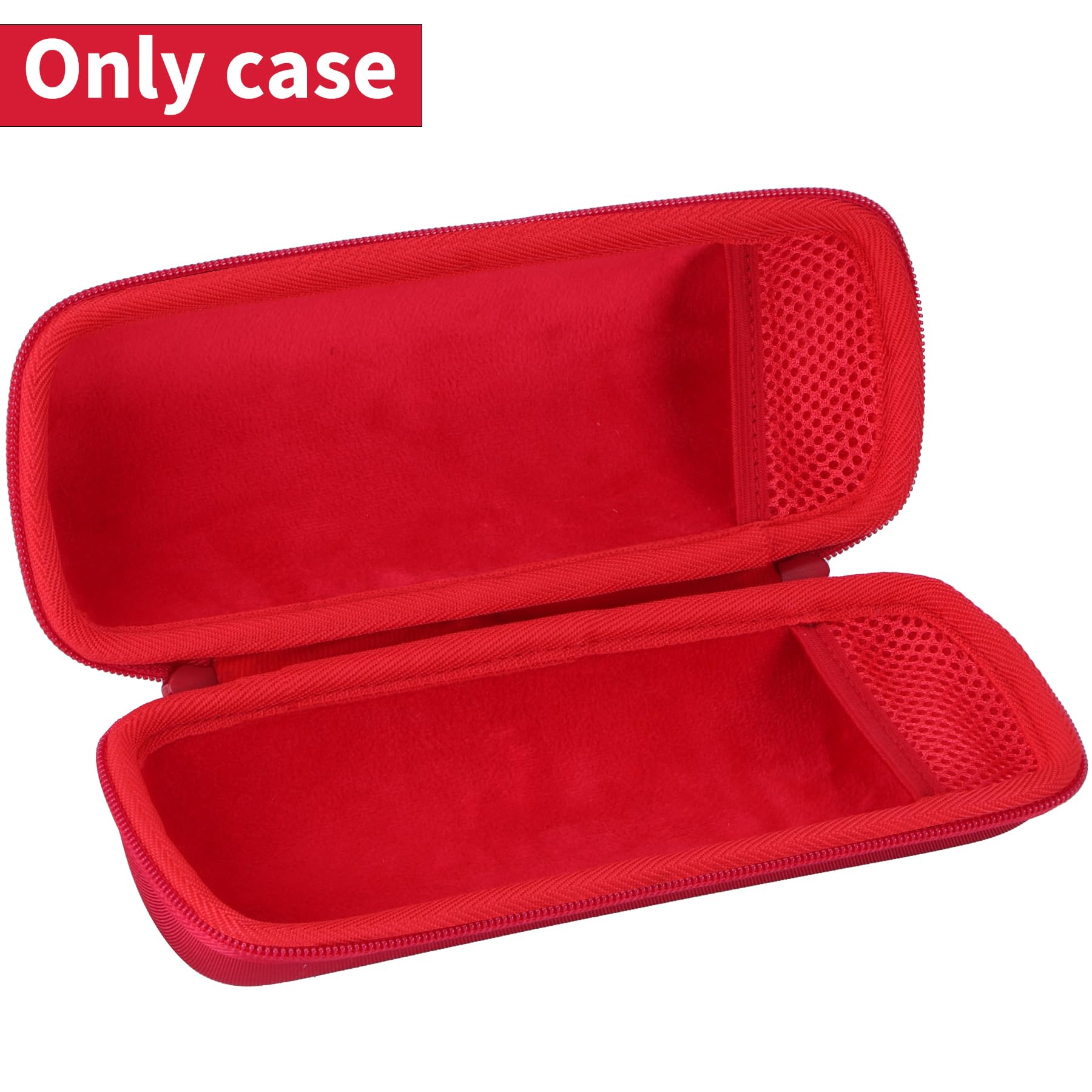 Peyyargo Hard Protective Case Compatible with JBL Flip 7/ Flip 6/ Flip 5 Portable Speaker, Red - Image 2