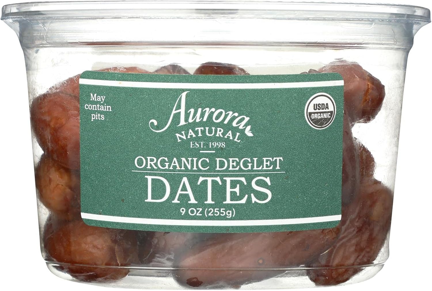 Aurora Natural Products Organic Deglet Dates Case Of 12 9 Oz