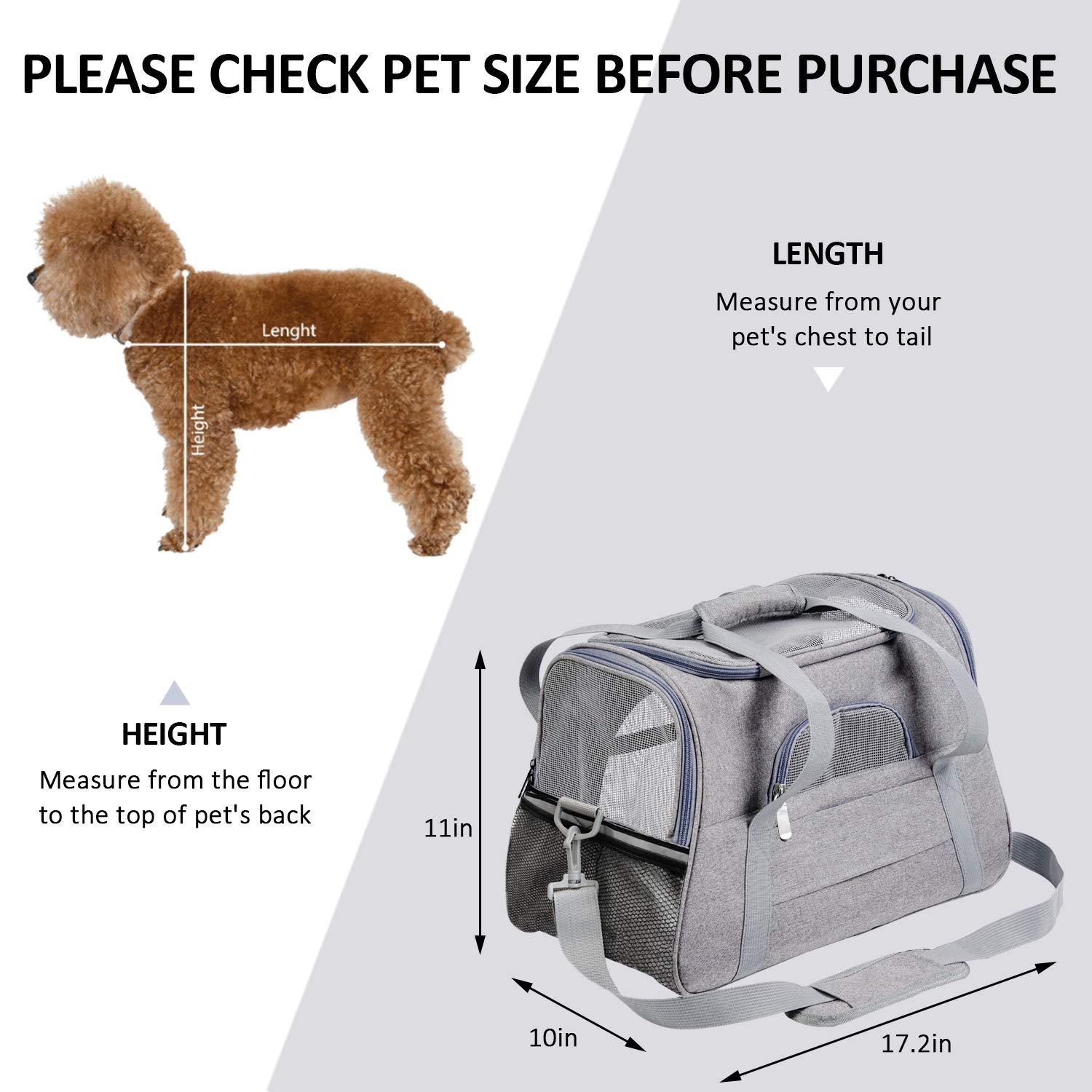 Buy Prodigen Pet Carrier Airline Approved Pet Carrier Dog Carriers for