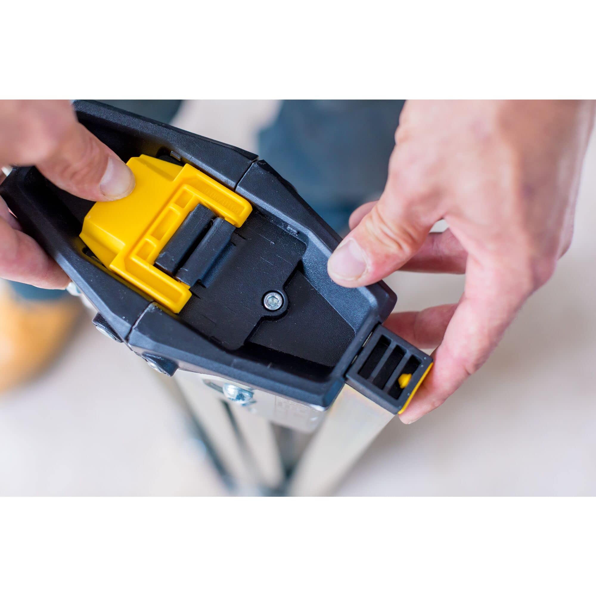 Stanley STST81337-1 Unterstellbock-Paar aus Metall Höhe 736mm belastbar bis 340 kg, Silber, Multicolor