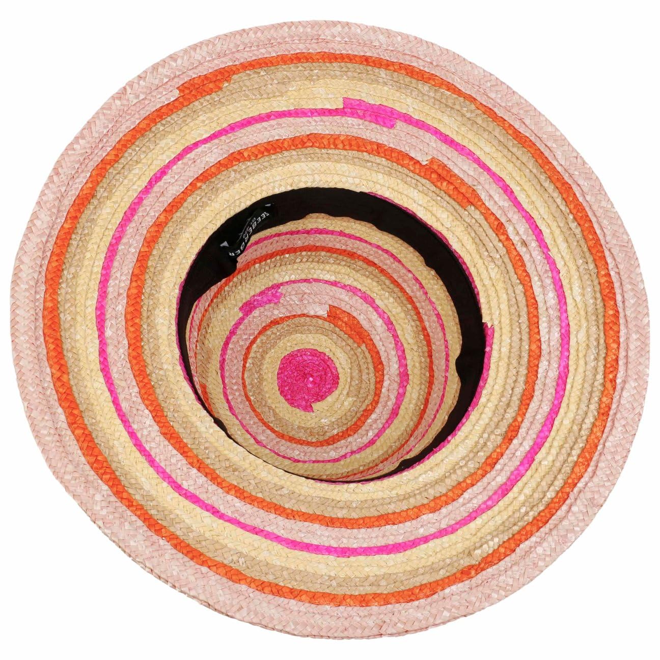Seeberger Sombrero de ala Ancha Tavila Mujer - Trenzado para el jardín Sol Verano Primavera/Verano