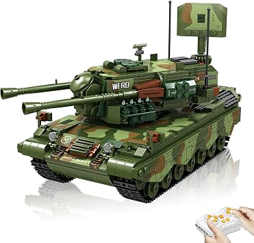 NUTCRACKER Military Tank Building Blocks Set - WW2 Army Tank Building Toy, Collectible Home Display Model, Christmas Birthday Gifts for Adults No Battery Included