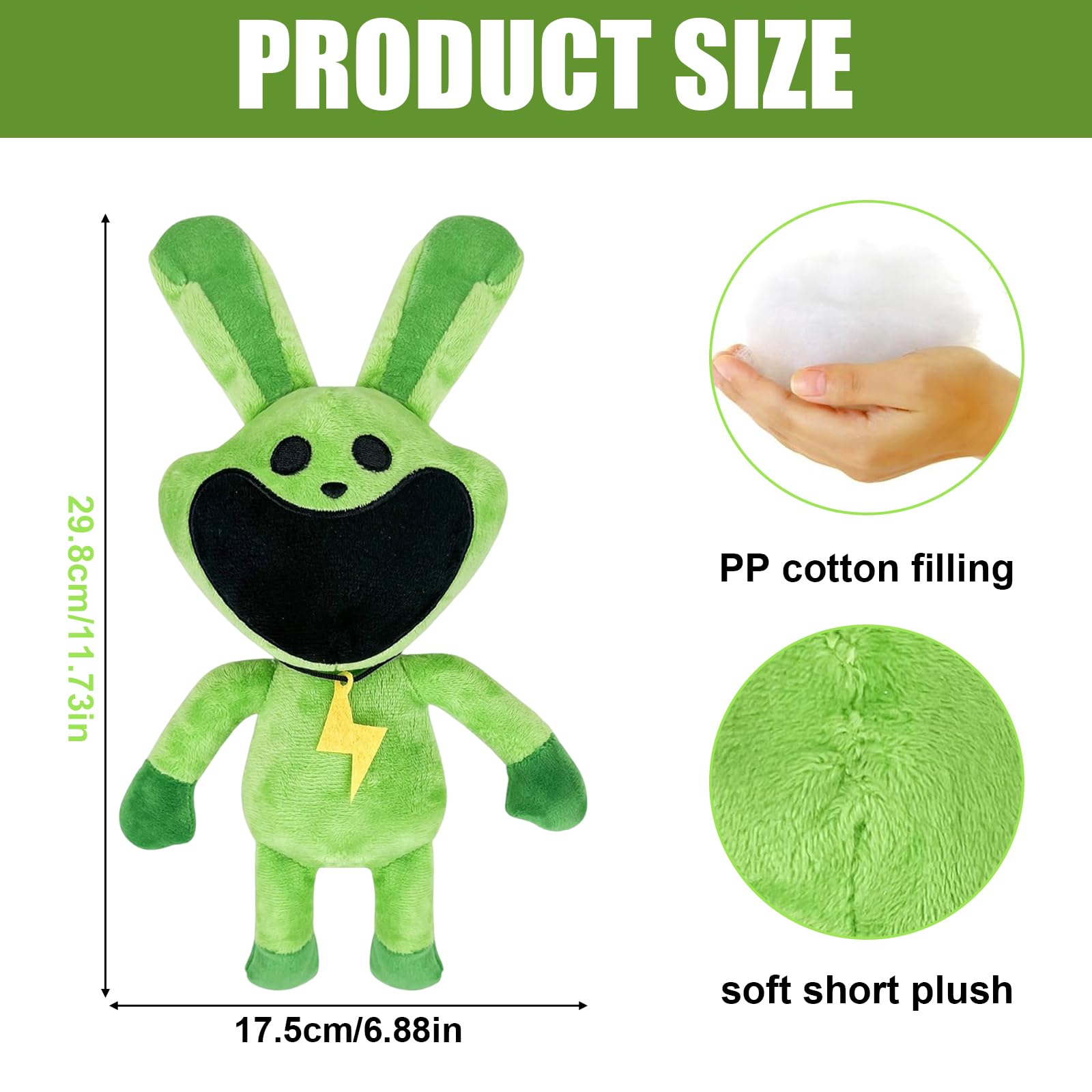 Peluche Smiling Critters Dough-Man - 25 Cm | Douce Et Câline | Inspirée Du Jeu | Cadeau Enfants Et Collectors
