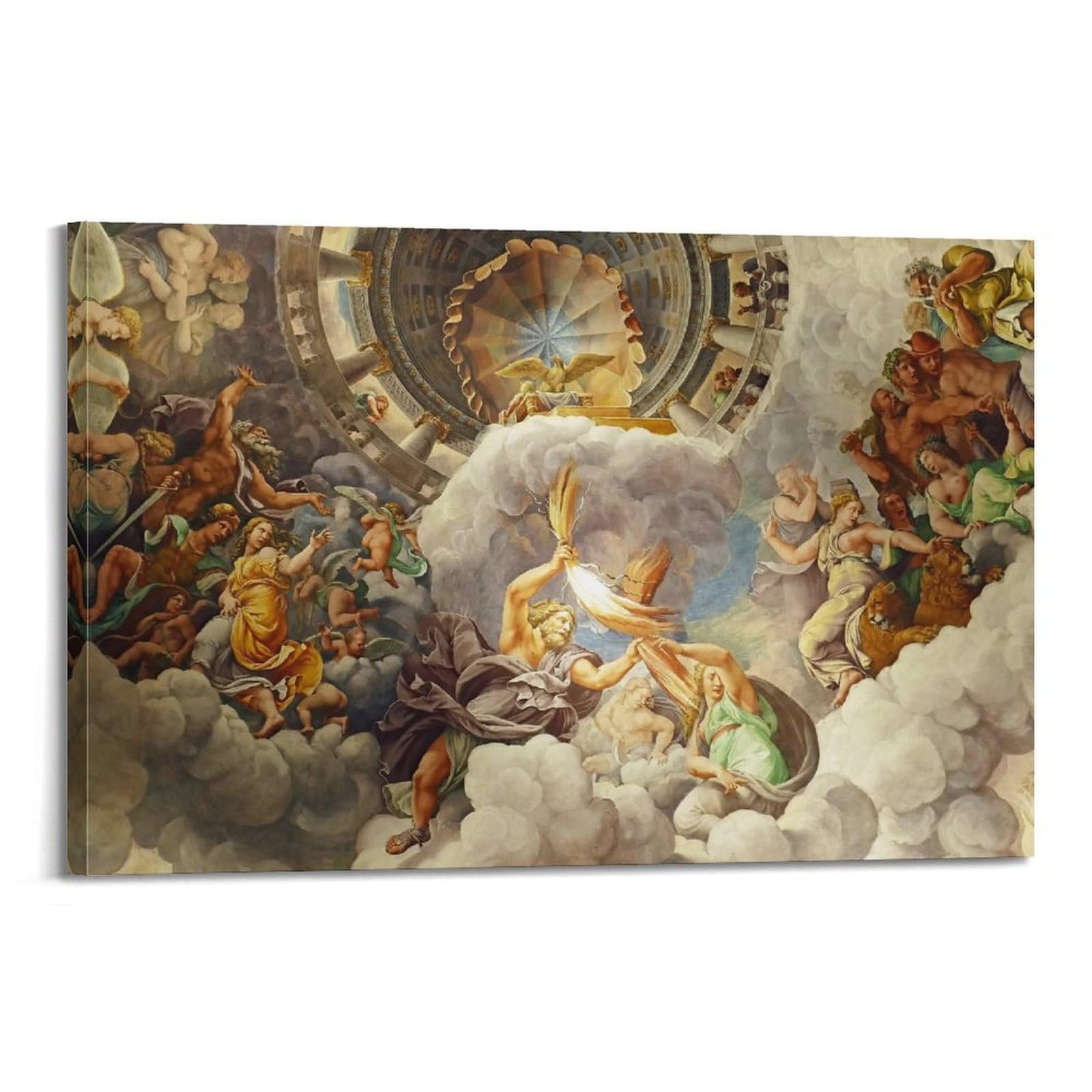 Greek Mythology Gods Figures Artwork Poster Room Aesthetic Print Art Wall Canvas Modern Bedroom Decor 24x36inch(60x90cm)