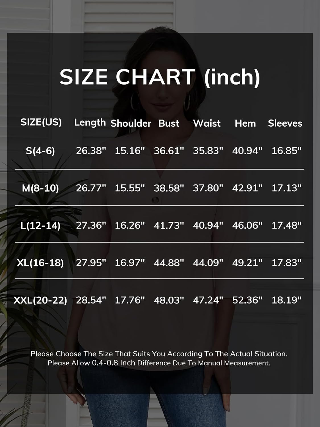 ATHMILE Long Sleeve Shirts for Women 2026 Fall Outfits Henley Dressy Casual Tops Trendy Blouses Cute T-Shirts Fashion Clothes - Image 7