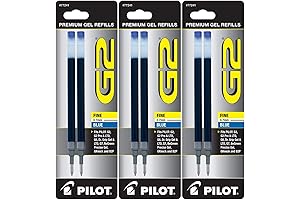 Pilot G2 Gel Ink Pen Refills: Unwavering Precision and Vibrant Blue Expression...