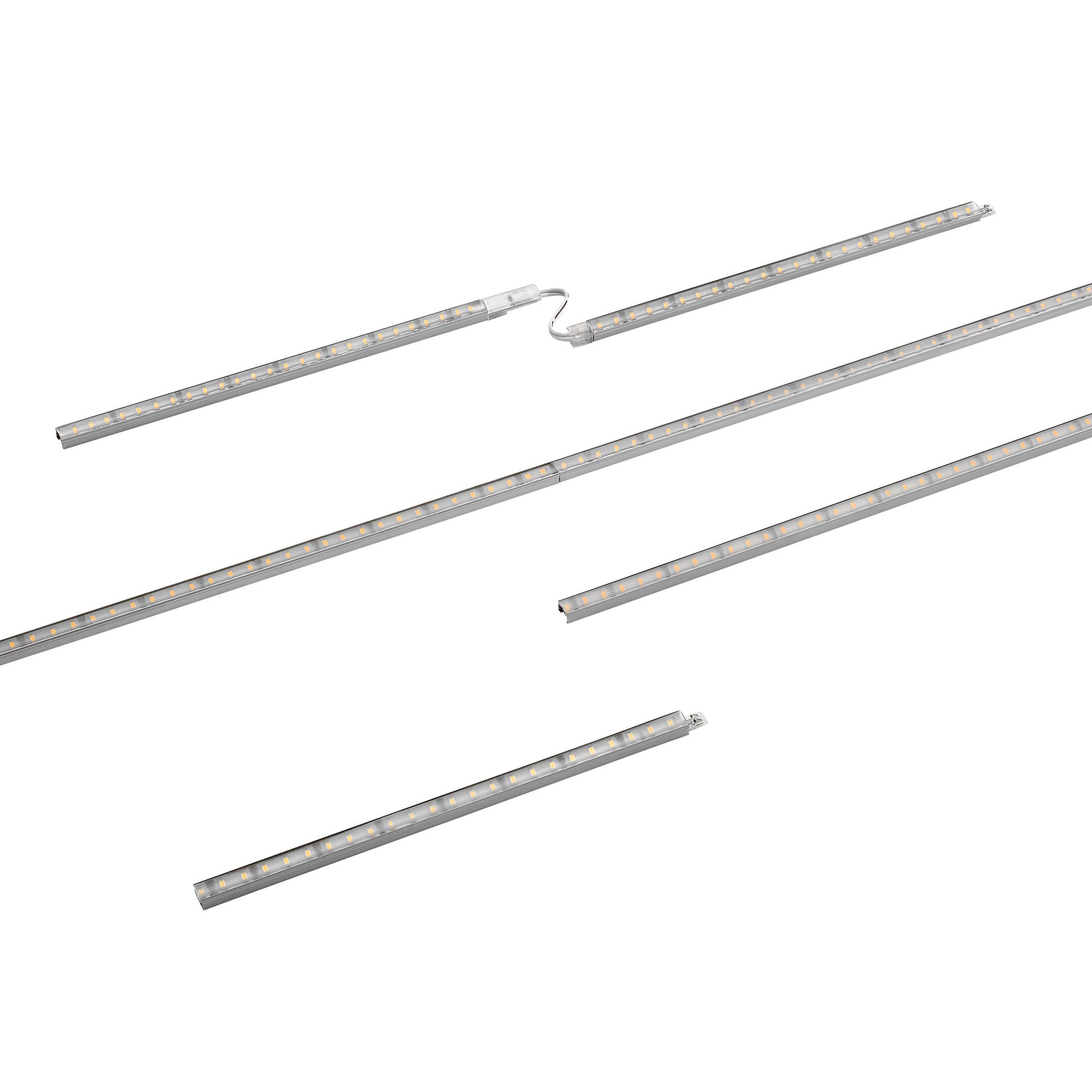 L-LED-STK12-CNI-1 FineLine Linkable and Dimmable Linear LED Fixture with Mounting Hardware Included, 12", Cool White