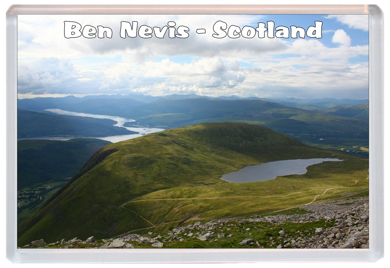Baked Bean Store Ben Nevis - Scotland - Jumbo Fridge Magnet Bbsm1
