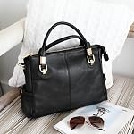 Kattee Top Soft Genuine Leather Purses and Handbags for Women | Top Grain Pebbled Cowhide Leather, Adjustable Crossbody Strap, Shoulder Bag for Work