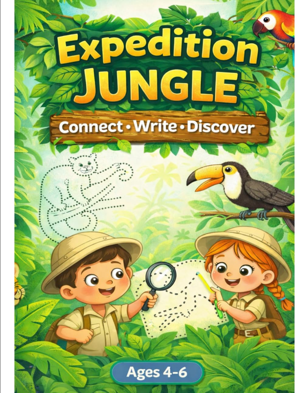 EXPEDITION JUNGLE: Connect • Write • Discover (EXPEDITION COLLECTION – CONNECT THE DOTS)