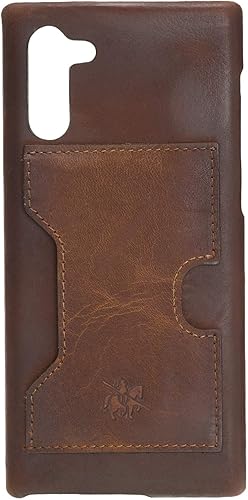 Miniatura 4 de Venito Florence - Funda de piel tipo cartera compatible con Samsung Galaxy Note 10, extra segura con bloqueo RFID, cartera desmontable para